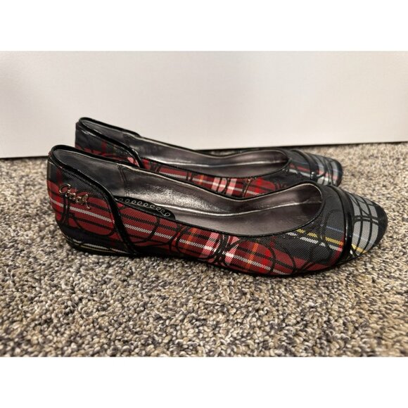 Coach Shoes - Coach Q528 Randy Women's Checkered CC Monogram Ballet Flat Size 5.5